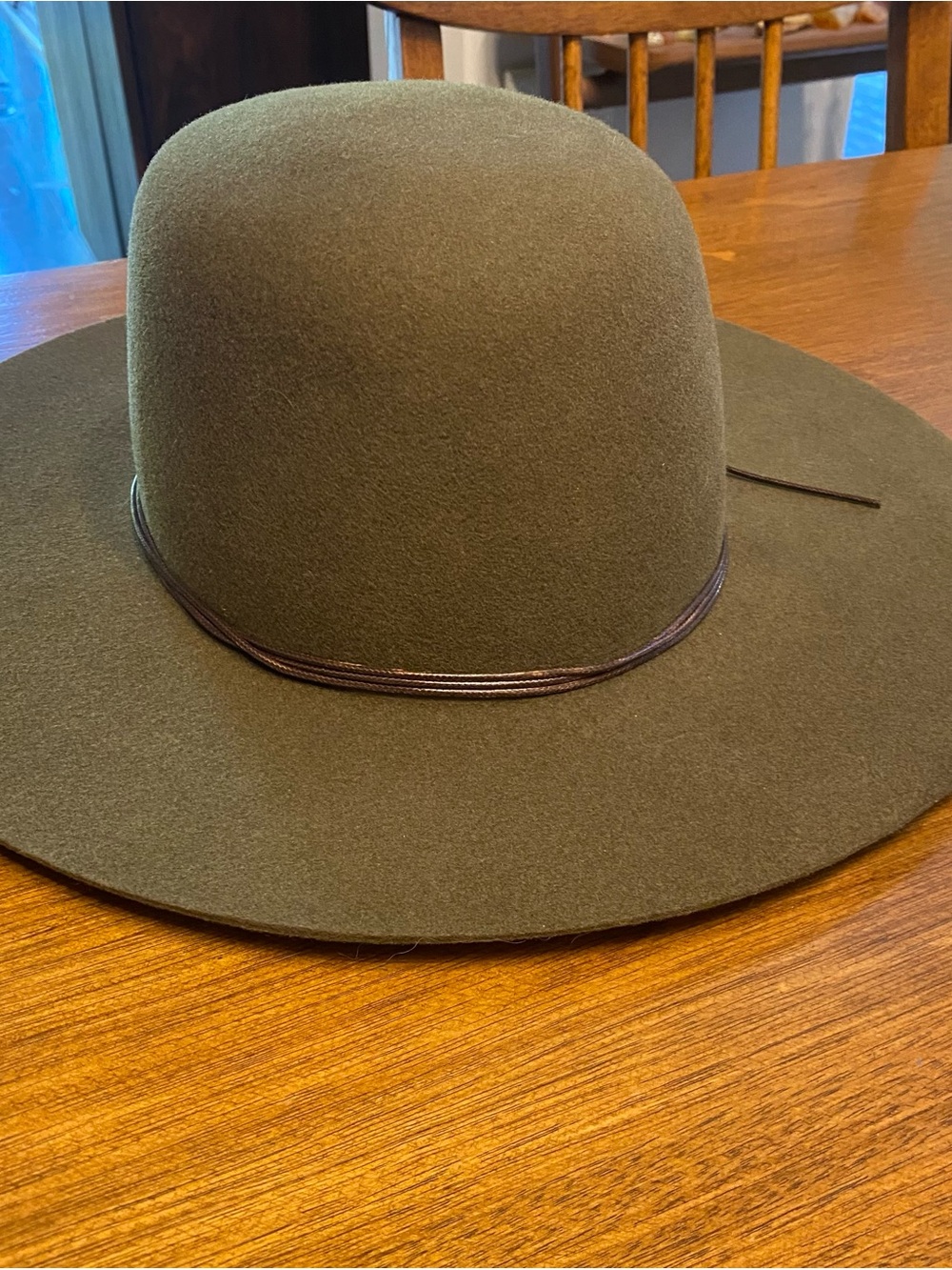 Rue Olive Felt Open Crown Hat